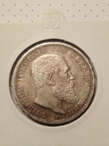 Zdjęcie oferty: Moneta 3 marki 1914 Niemcy