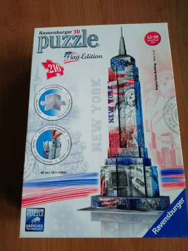 Zdjęcie oferty: PUZZLE 3 D Empire State Building 216 elementów