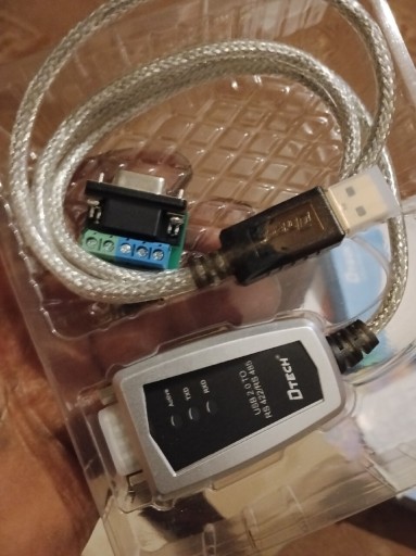 Zdjęcie oferty: Kabel adaptera USB do konwertera szeregowego Rs485 Rs422 Db9 na Termi