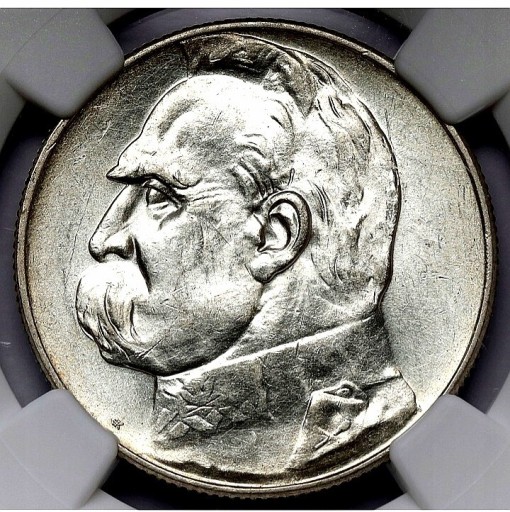 Zdjęcie oferty: Moneta Józef Piłsudski 1935r 5zl NGC AU58 