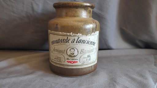 Zdjęcie oferty: Stary słój ceramiczny po musztardzie Francja