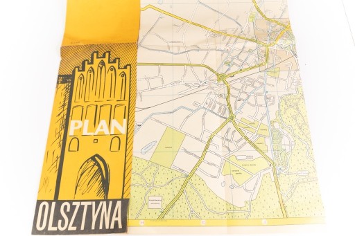 Zdjęcie oferty: Plan Olsztyna 1973 MAPA