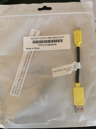 Zdjęcie oferty: Kabel Intel CCA 6" USB 3.0 Cable A-to-C DFP Debug 