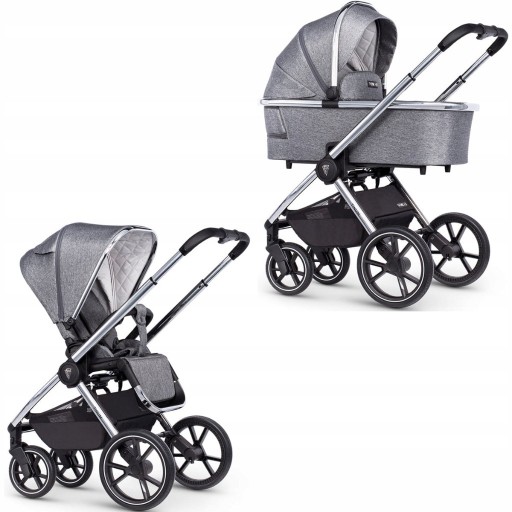 Zdjęcie oferty: Wózek dziecięcy 2w1 VENICCI TINUM GREY - szary