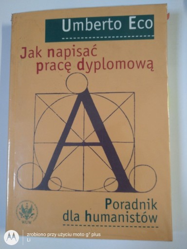 Zdjęcie oferty: Jak napisać pracę dyplomową. Poradnik dla humanist