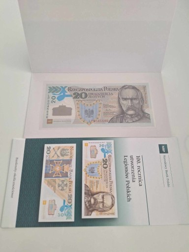Zdjęcie oferty: Banknot 20zł Legiony Polskie Piłsudski  