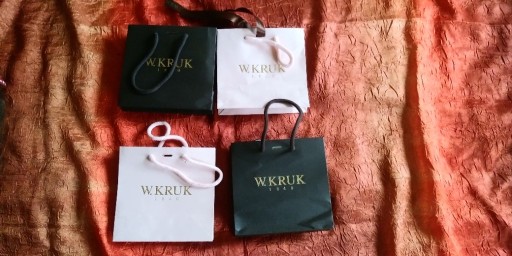 Zdjęcie oferty: W. Kruk 1840 zestaw 4 torebek prezentowych torebki
