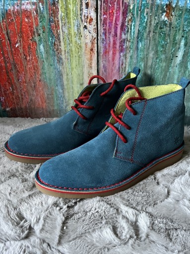 Zdjęcie oferty: Nowe niebieskie buty zamszowe Grünbein [42]