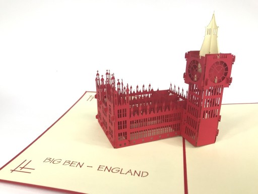 Zdjęcie oferty: Kartki 3D Big Ben London Anglia UK big pozdrowieni