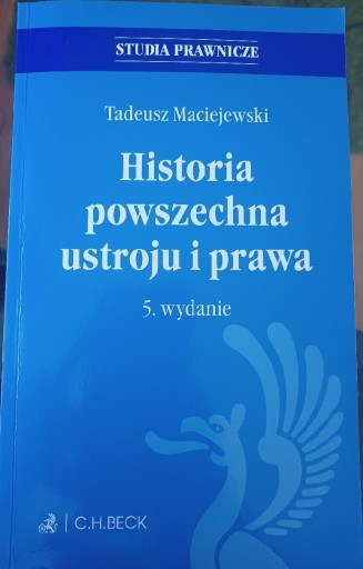 Zdjęcie oferty: Historia powszechna ustroju i prawa