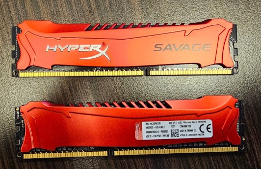Zdjęcie oferty: Pamięć RAM HyperX Savage DDR3 8GB 2x4GB 1600MHz CL9 HX316C9SRK2