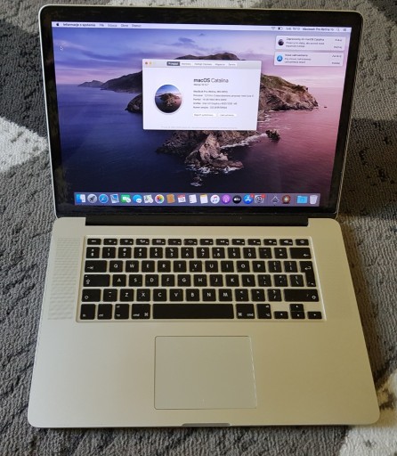 Zdjęcie oferty: MacBook Pro (Retina, Mid 2012) A1398