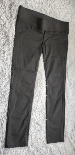 Zdjęcie oferty: Jeansy ciążowe z pasem H&M Mama r. 46 nowe czarne