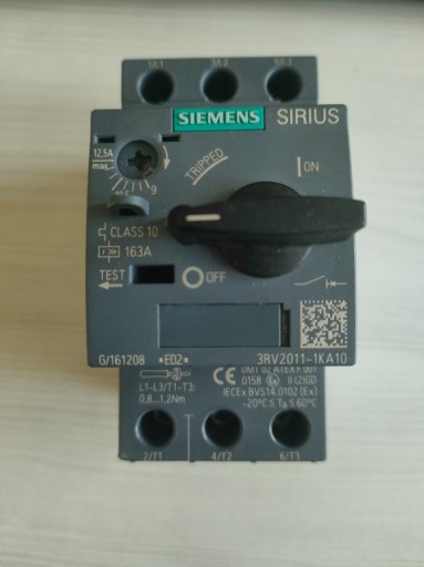 Zdjęcie oferty: Siemens SIRIUS 3RV2011-1KA10