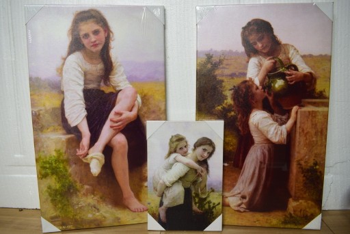 Zdjęcie oferty: Trzy reprodukcje - W.A. Bouguereau - 1997 -1900