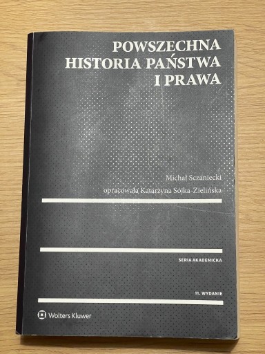 Zdjęcie oferty: Powszechna historia państwa i prawa