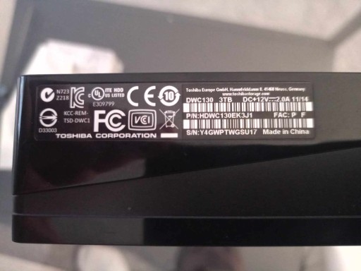 Zdjęcie oferty: Dysk Zewnętrzny Toshiba 3 TB