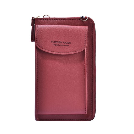 Zdjęcie oferty: Torebka portfel Crossbody rowerówka bordowa 