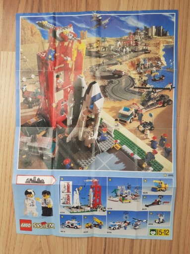 Zdjęcie oferty: Ulotka plakat Lego 1995 Town A4