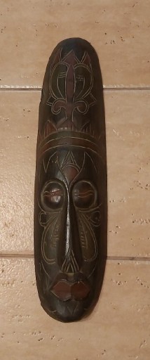 Zdjęcie oferty: Indiańska maska tubylców z Bali. XXw. Pamiątka. 