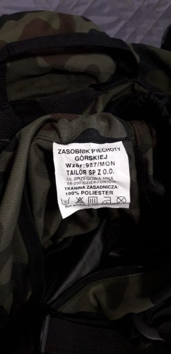 Zdjęcie oferty: Zasobnik piechoty górskiej 987MON komplet