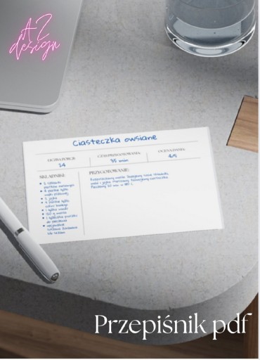 Zdjęcie oferty: Przepiśnik pdf do druku karty przepisów 