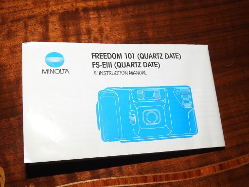 Zdjęcie oferty: Instrukcja rozkładana Minolta Freedom 101 FS-EIII