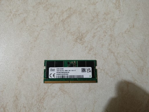Zdjęcie oferty: Pamięć DDR 5 SODIMM 16GB SK Hynix