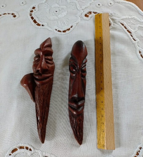 Zdjęcie oferty: Maska afrykańska drewno 2 sztuki