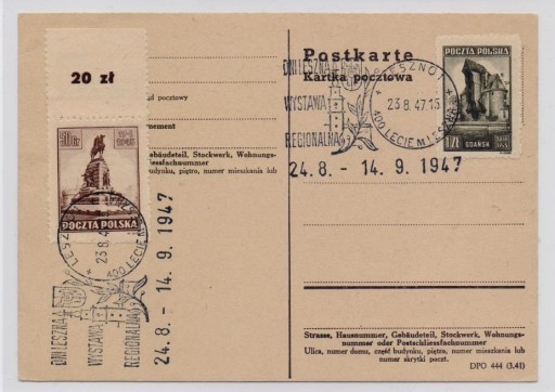 Zdjęcie oferty: Dni Leszna - Wystawa Regionalna - 1947 rok