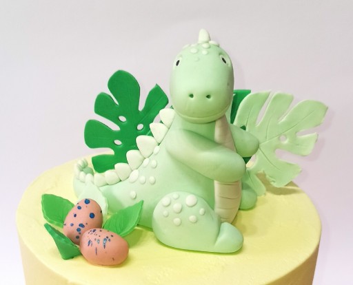 Zdjęcie oferty: Figurka na tort dinozaur z masy cukrowej