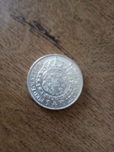 Zdjęcie oferty: Moneta 1 korona 1931 Szwecja srebro Ag 