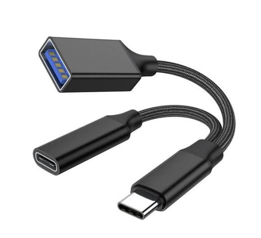 Zdjęcie oferty: ROZDZIELACZ HUB OTG USB-C -> USB-C + USB 3.0 