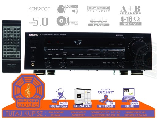 Zdjęcie oferty: Amplituner 5.0 KENWOOD KR-V7030 * Phono * Surround