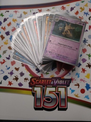Zdjęcie oferty: Pokemon TCG Mew 151 - 43 kart holo reverse