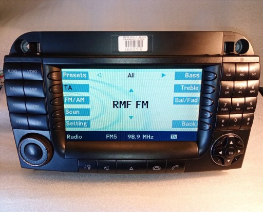 Zdjęcie oferty: Radio Mercedes W220 S W215 CL LIFT II Nawigacja 