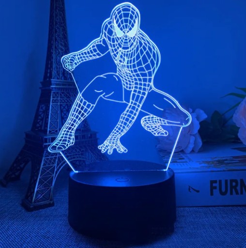 Zdjęcie oferty: Marvel Spider Man Lampka 3D