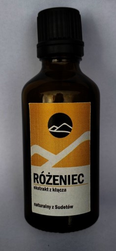Zdjęcie oferty: Różeniec górski ekstrakt 50 ml z kroplomierzem.