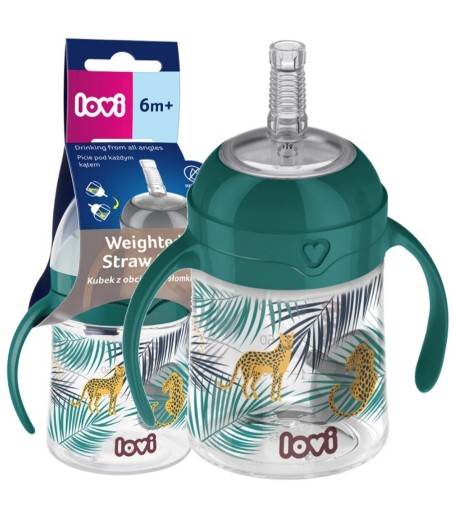 Zdjęcie oferty: LOVI kubek 150 ml,  niekapek z rurką i odważnikiem 