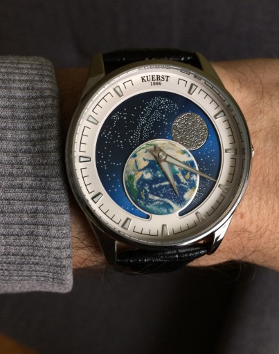 Zdjęcie oferty: Zegarek Automatyczny KUERST Fazy księżyca Kosmos 
