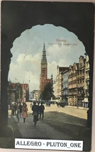 Zdjęcie oferty: 169.Gdańsk-(Danzig) Widok na ulice Długą i Ratusz