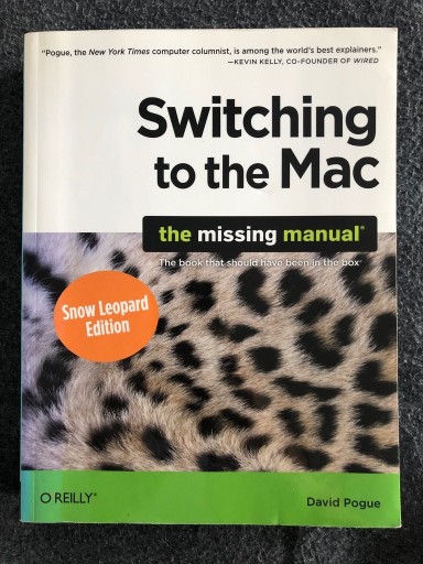 Zdjęcie oferty: SWITCHING TO THE MAC THE MISSING MANUAL LEOPARD ED