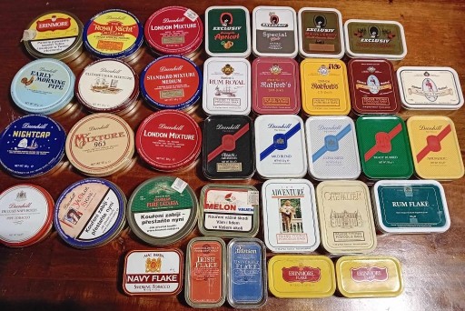 Zdjęcie oferty: Kolekcjonerskie puszki po tytoniu fajkowym