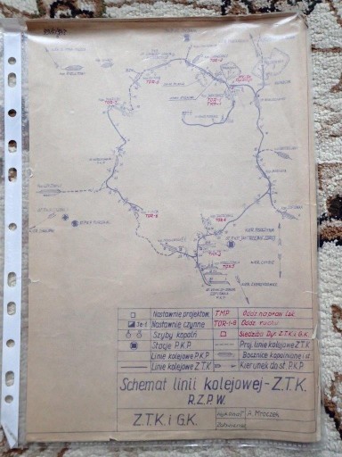 Zdjęcie oferty: Mapa sieci ZTKiGK Rybnik