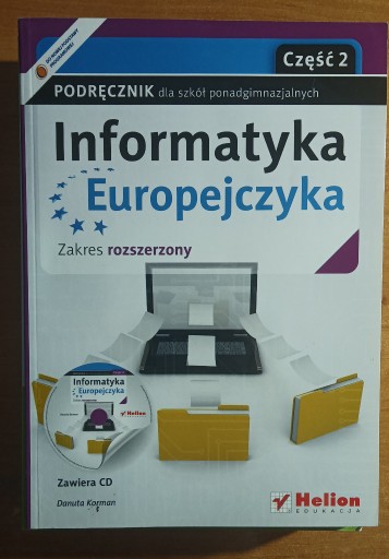 Zdjęcie oferty: informatyka europejczyka cz2 zakres rozszerzony