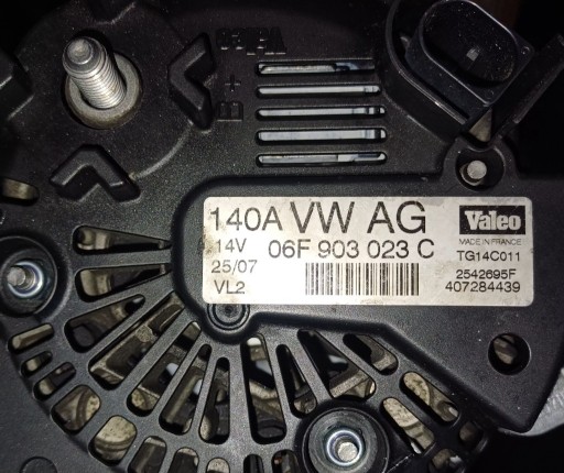 Zdjęcie oferty: Alternator Valeo 06F903023C 1.9 PD