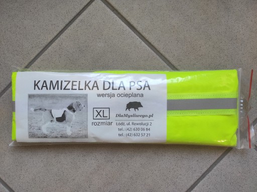 Zdjęcie oferty: Kamizelka dla psa wersja ocieplana rozmiar XL