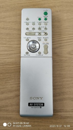 Zdjęcie oferty: Pilot do amplitunera Sony av system RM-ADP004