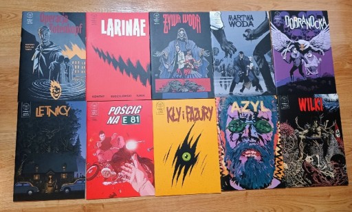 Zdjęcie oferty: komiksy "Wydział 7" zeszyty 1-10 jak nowe 