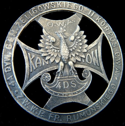 Zdjęcie oferty: Odznaka 4 Dywizji Żeligowskiego lata 80/90